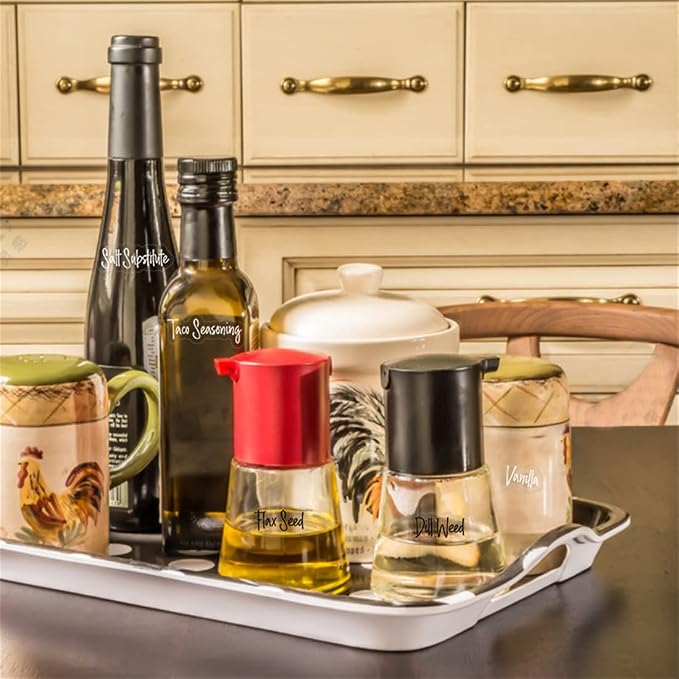 278 Pcs Clear Spice Jar Labels Preprinted Set, Waterproof Pantry Labels Stickers - Image 8