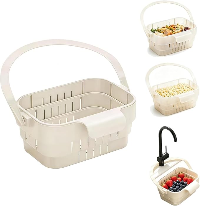 Stretchable Foldable Hanging Sink Strainer Basket by Unknown