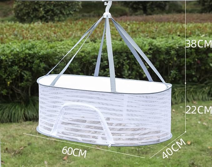 Primst Foldable Drying Fishing Net, Hanging Drying Net Rack Clothes Dry Basket - Image 2