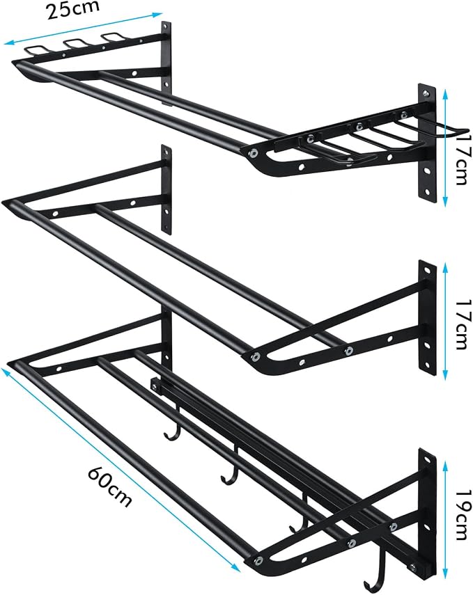 XCSOURCE Sports Equipment Organizer, 3-Tier Ball Storage Rack - Image 4