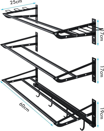 XCSOURCE Sports Equipment Organizer, 3-Tier Ball Storage Rack - Image 4