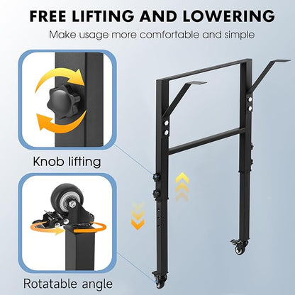 19.6-Inch Depth Workbench Frame, Height Adjustable 28.5" to 33.8", Heavy Duty - Image 3