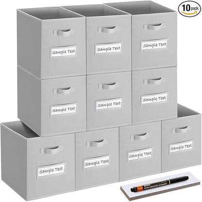 13x13 storage cube bins Foldable Fabric storage cubes by Artsdi