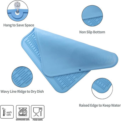 Silicone Dish Drying Mat for Multiple Usage, Easy clean, Eco-friendly, - Image 3