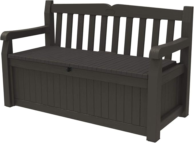 Keter Solana 70 Gallon Storage Bench Deck Box by Unknown