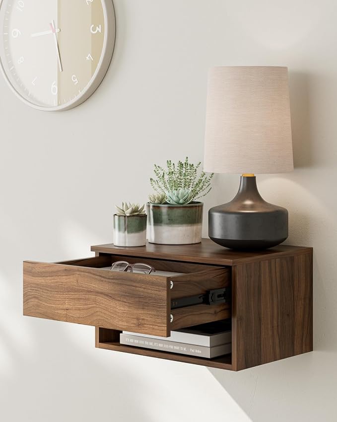 Floating Nightstand, Small Modern Floating Nightstand - Image 4