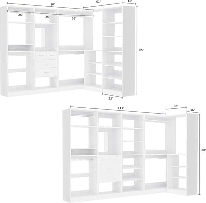 Unikito 110” Closet System - Image 7