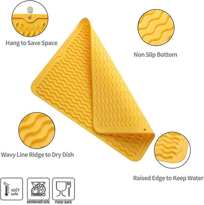 Silicone Dish Drying Mat for Multiple Usage, Easy clean, Eco-friendly, - Image 4