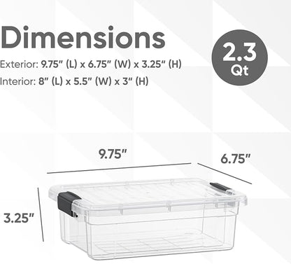 Superio Clear Storage Boxes - Image 2