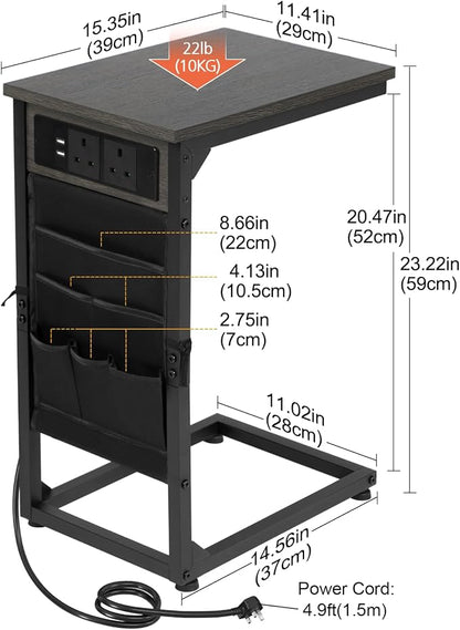 AMHANCIBLE C Shaped End Table - Image 3
