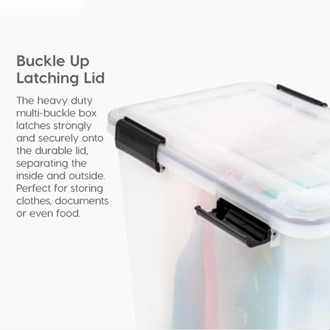 IRIS USA WeatherPro 74 Qt Storage Bins - Image 3