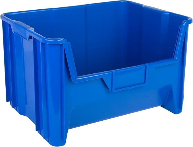 Hudson Exchange 20" x 15" x 12.5" Plastic Giant Stackable Hopper Bin Container by HudsonExchange