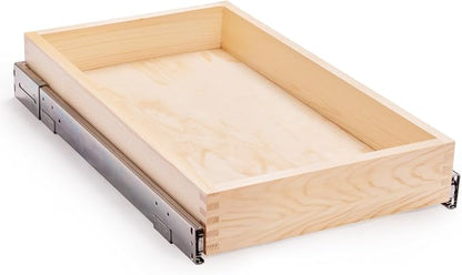 13”W x 21”D x 3”H Soft Close Slide Out Wood Drawer Organizer by Mulush
