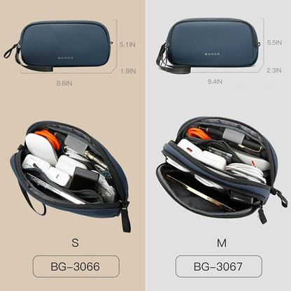 BANGE Cable Organizer Pouch， Travel Water Resistant Tech Accessories Bag Carry - Image 3
