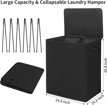 WOWLIVE 154L Double Laundry Hamper - Image 5