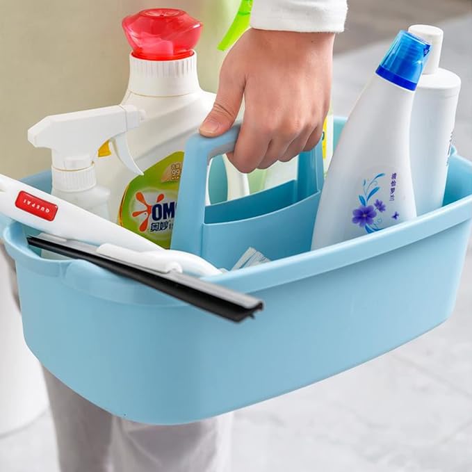 Large Cleaning Supplies Caddy Portable Shower Basket Supply Organizer - Image 7