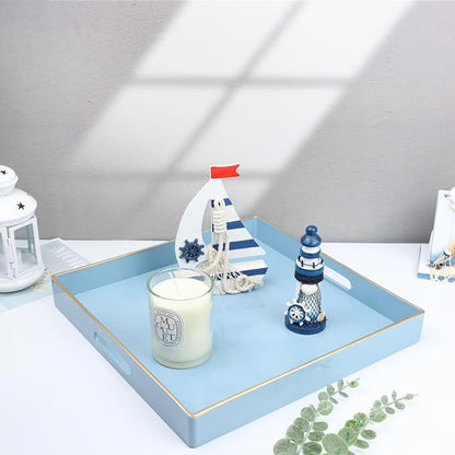 Spsyrine Light Blue Decorative Tray - Image 4
