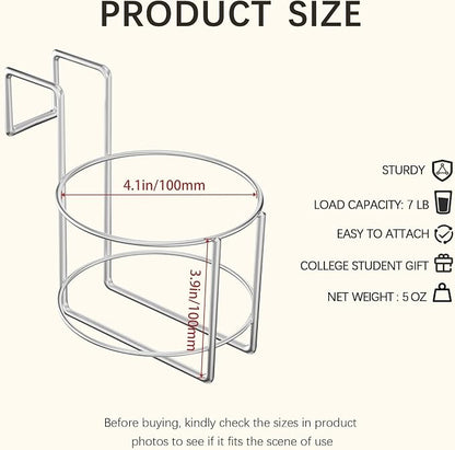 Cup Holder for Bed Drink Holder Water Bottle/Glass Organizer for Wood Dorm Room - Image 5