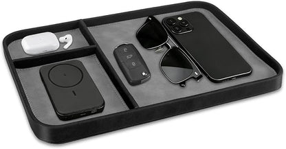 SITHON Valet Tray Trendy Organizer, Premium PU Leather Stylish and Organized by SITHON