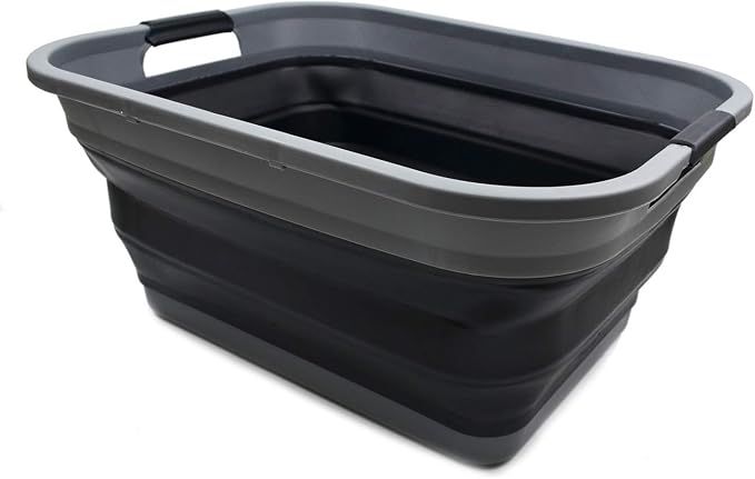 SAMMART 41L Collapsible Plastic Laundry Basket - Image 3