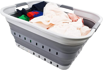 SAMMART 42L Collapsible Plastic Laundry Basket - Image 6