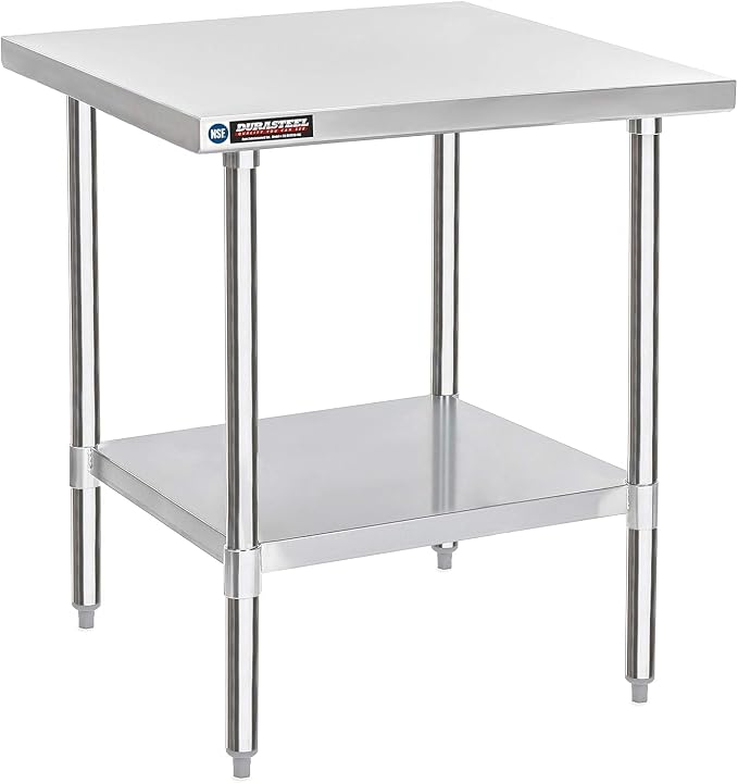 DuraSteel 30x30 Stainless Steel Work Table by DuraSteel