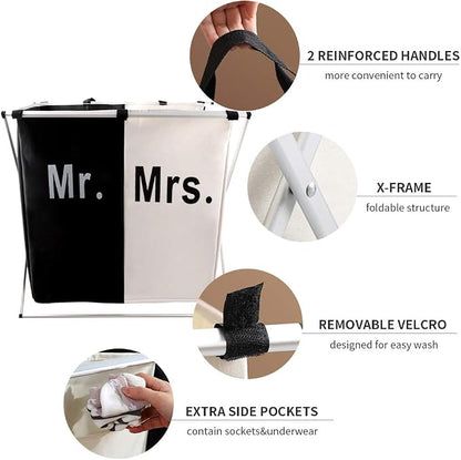Nicesail Laundry Hamper 2 Section - Image 2