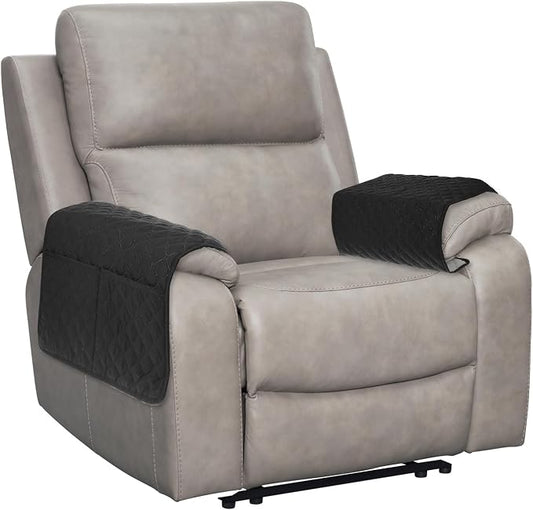 uxcell 2 PCS Armrest Covers, Couch Arm Cover Furniture Protect Slide Recliner by uxcell
