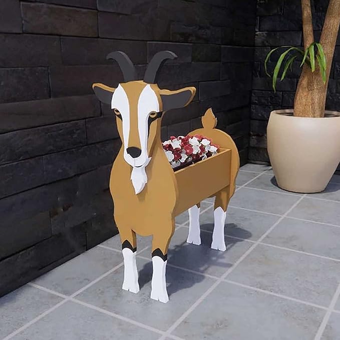 Cute Animal Flower Planter, Dog Planter Plant Pots, PVC Material Animal Shaped - Image 3