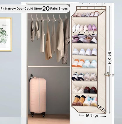 SLEEPING LAMB Over The Door Shoe Organizer - Image 2
