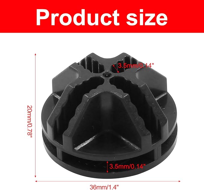 50 Pcs Wire Cube Connectors, Plastic Grid Cube Organizer Connector - Image 2