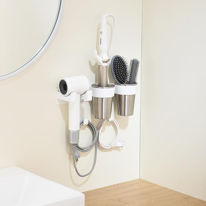 Hot Tools Organizer, Hair Tool Organizer Wall Mount Aluminum Alloy, - Image 7