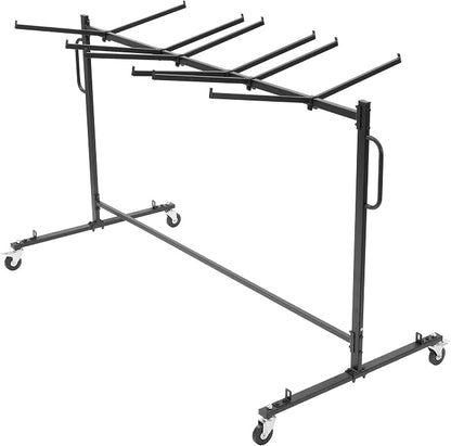 Folding Chair Rack with Wheels, Heavy Duty Steel Chair Cart - Image 7