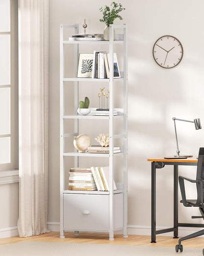 Furologee 6 Tier Bookshelf, Tall Shelf - Image 6