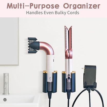 Curling Iron Holder Wall Mount, Premium Organizer - Image 2