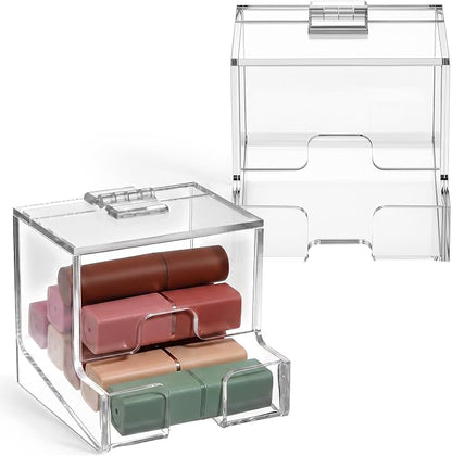 2 Pack Clear Acrylic Lip Balm Holder by Unknown