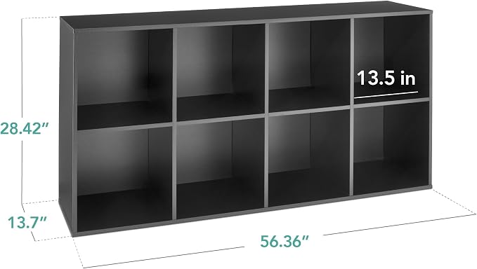 Best Choice Products 8-Cube Storage Organizer, 13.5in Shelf Opening, Display - Image 2