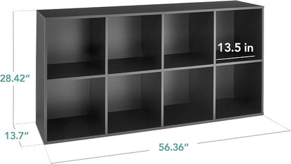 Best Choice Products 8-Cube Storage Organizer, 13.5in Shelf Opening, Display - Image 2