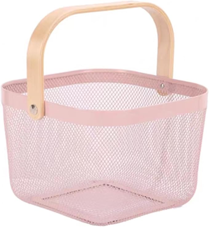AJIODA Metal Mesh Wire Basket, Small Steel Basket by AJIODA