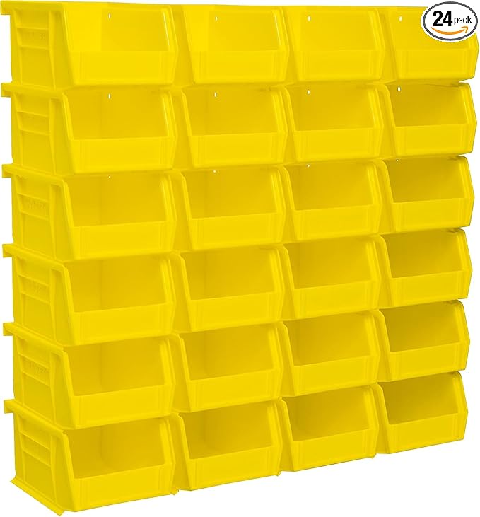 Akro-Mils 30210 AkroBins Plastic Storage Bins, Space-Saving Stackable Bins by Akro-Mils