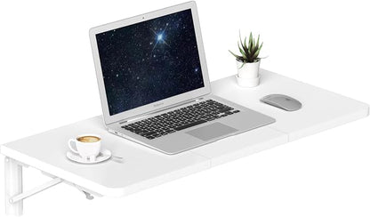 TEAMIX Wall Mounted Desk, Wall Floating Desk by TEAMIX