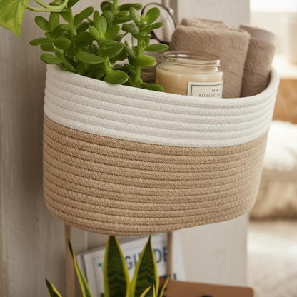 Hanging Basket, Woven 3 Tier Over Door Basket - Image 9