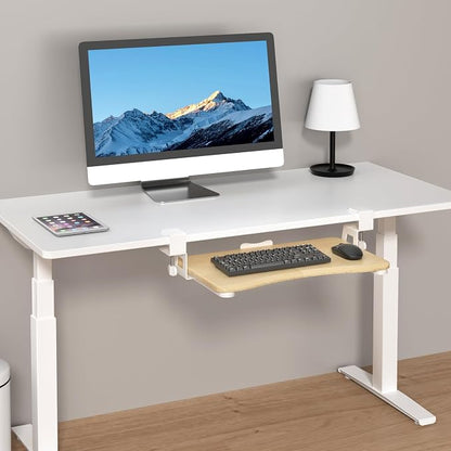 suptek Small Keyboard Tray Under Desk Pull Out - Image 4