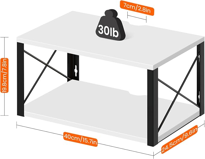 Homode Floating Night Stand, Modern Bedside Shelf Wall Mount, Wood Hanging - Image 2