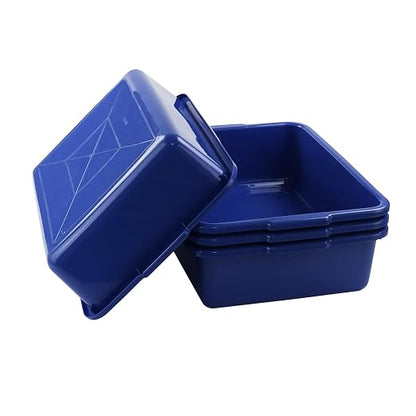 Xyskin 4-Pack Commercial Bus Tubs Box/Tote Box, Stackable Plastic Utility 13 - Image 7