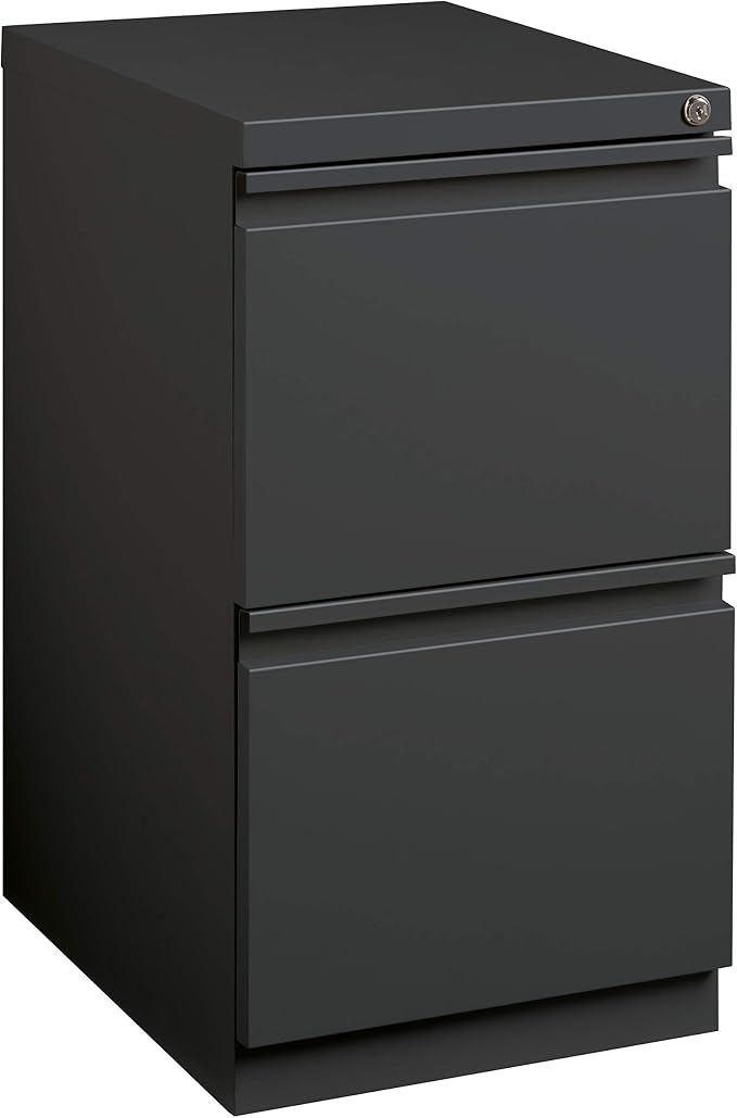 20 Inch Deep Metal Mobile Pedestal File 2 Drawer File-File by Office+Dimensions