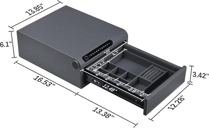 Jewelry Safe with Drawers，Biometric Fingerprint safe, Slide-Away Handgun Safe - Image 8