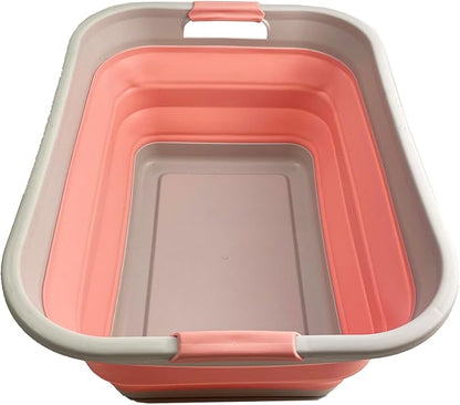 SAMMART 41L Collapsible Plastic Laundry Basket by SAMMART