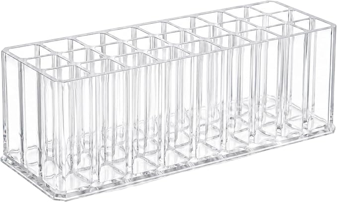 Lipstick Organizer 27 Slots Acrylic Lip Gloss Holder by Unknown
