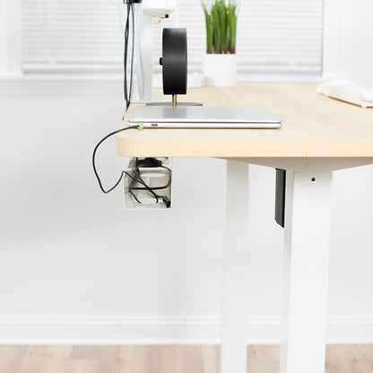 VIVO Under Desk 42 cm Cable Management Tray, Power Strip Holder, Cord Organizer - Image 9